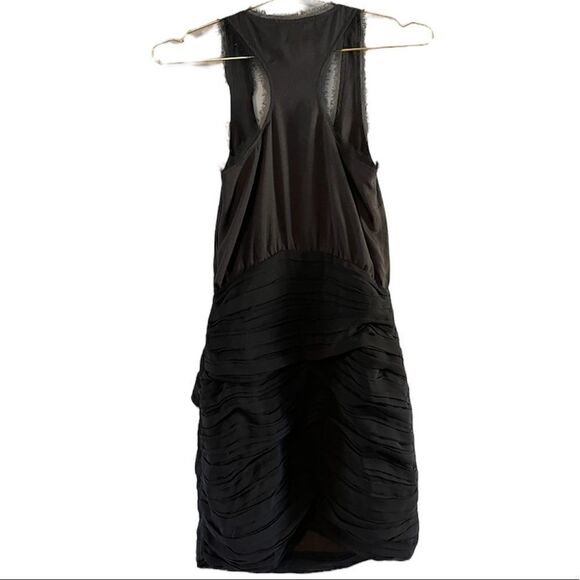 Greylin Sleeveless Racerback Ruched Mini Dress - Picture 3 of 10